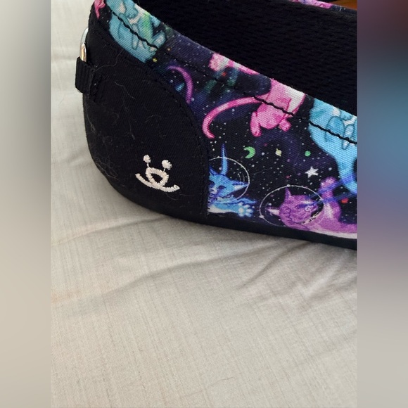 Bobs for Cats Skechers cat in space slip on canvas loafers memory foam 9 EUC - Picture 3 of 9